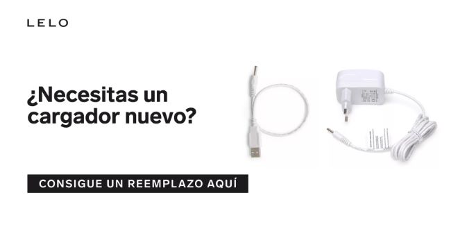 Cargador de repuesto para juguetes sexuales LELO con cable USB y adaptador de corriente