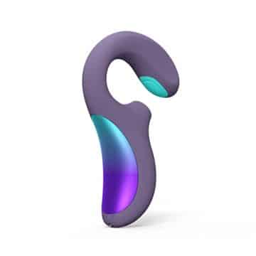 Vibrador rabbit ENIGMA Double Sonic de LELO con triple estimulación del clítoris, Punto G y Punto A con control por app