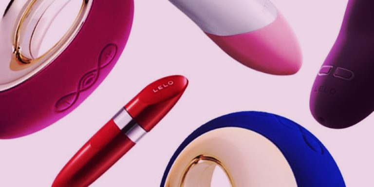 Juguetes sexuales prémium de LELO: vibradores y succionadores en colores rojo, rosa, azul y morado