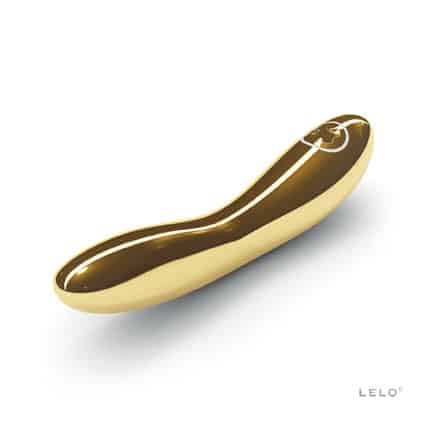 Le vibromasseur Inez en Or Le vibromasseur Inez en Or